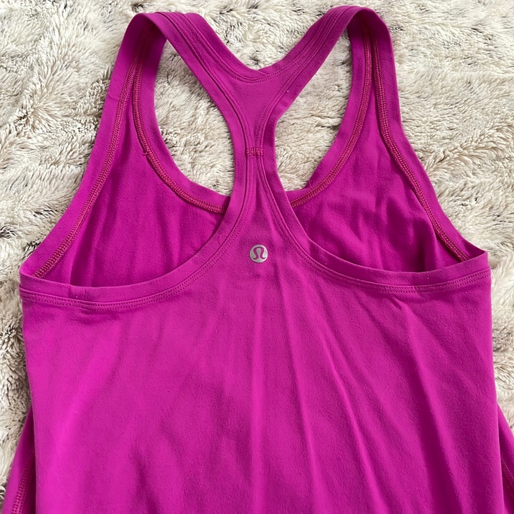 Lululemon Cool Racerback Tank Top Size 6 Polar Pink